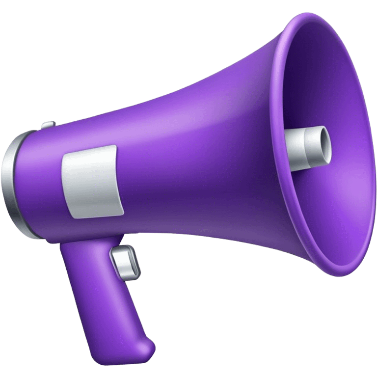 purple megaphone emoji