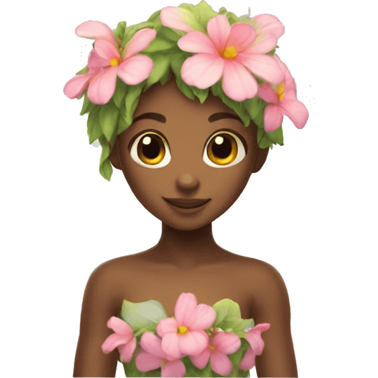 Flower fairy  emoji