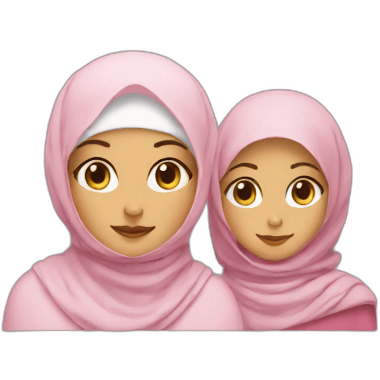 Cate with hijabi girl emoji