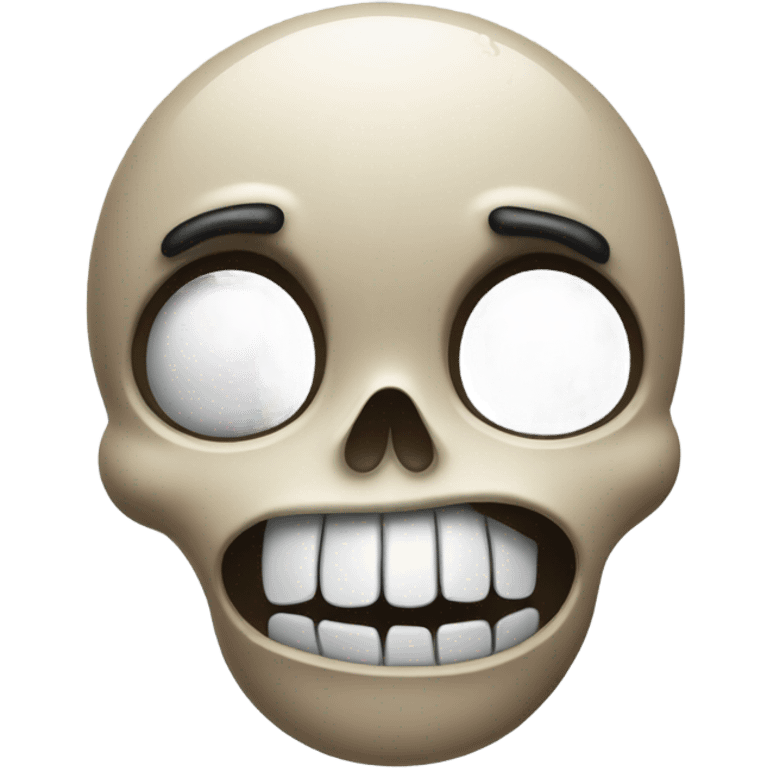 Skull emoji crying emoji