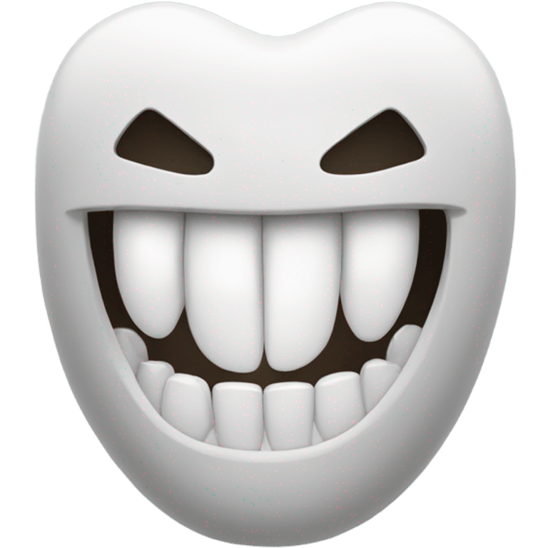 White teeth emoji