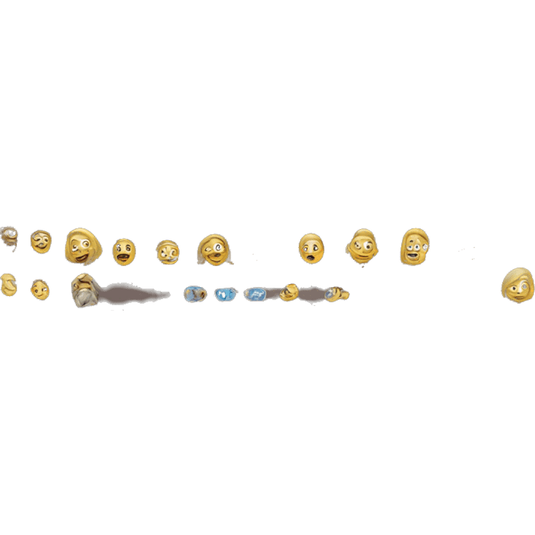 Милый бигль с осенним листков в зубах emoji