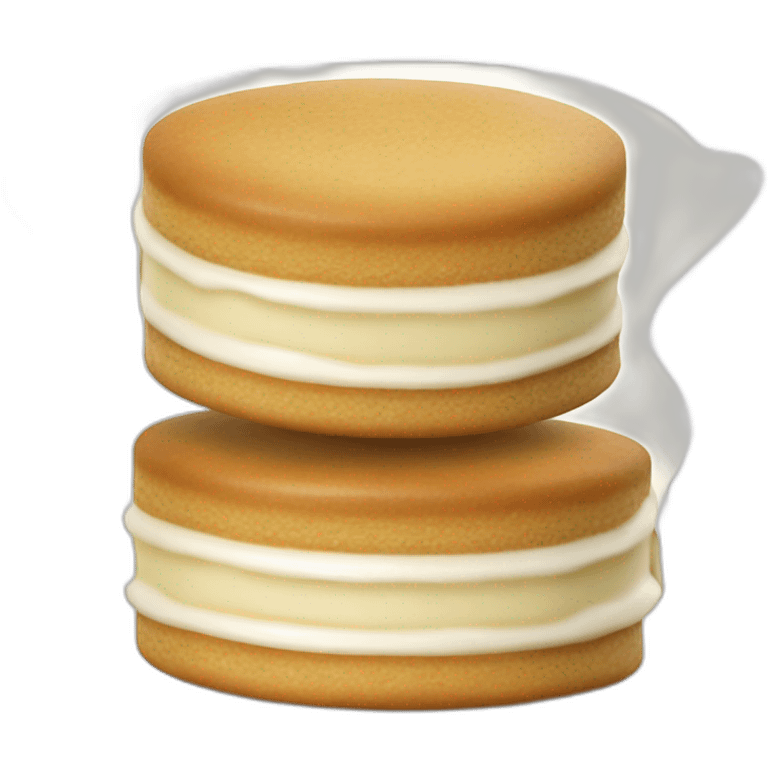 white chocolate alfajor emoji