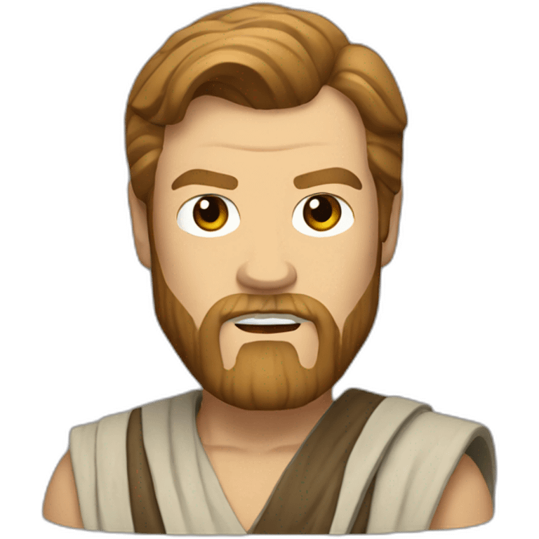 Obiwan kenobi with big muscles emoji