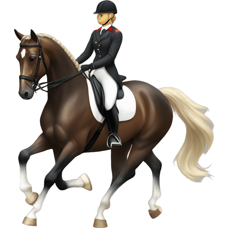 dressage horse  emoji