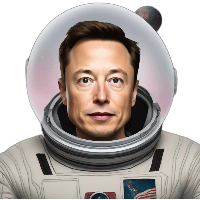 elon musk in space emoji