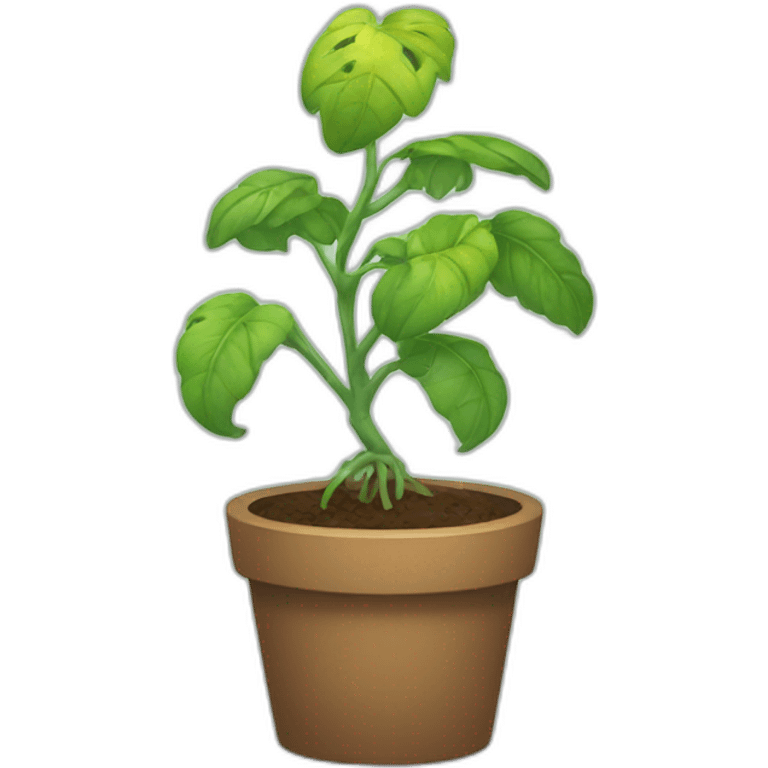 A dying plant emoji