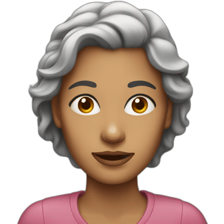 A free woman emoji