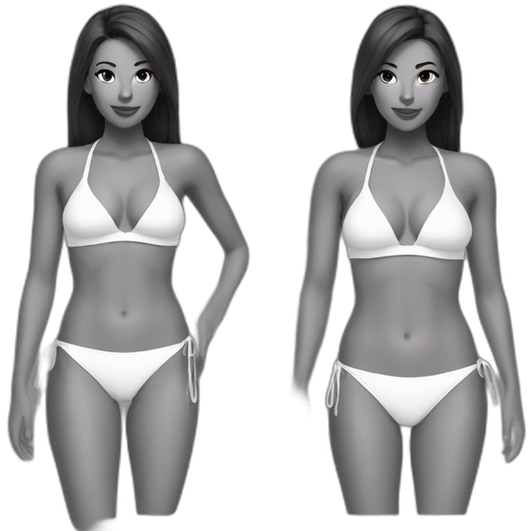 hot Women bikini emoji