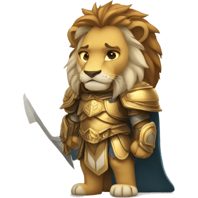 lion paladin feeling sick  emoji