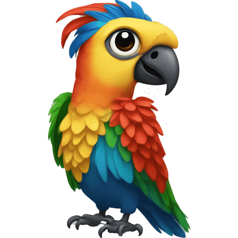 Fancy parrot emoji