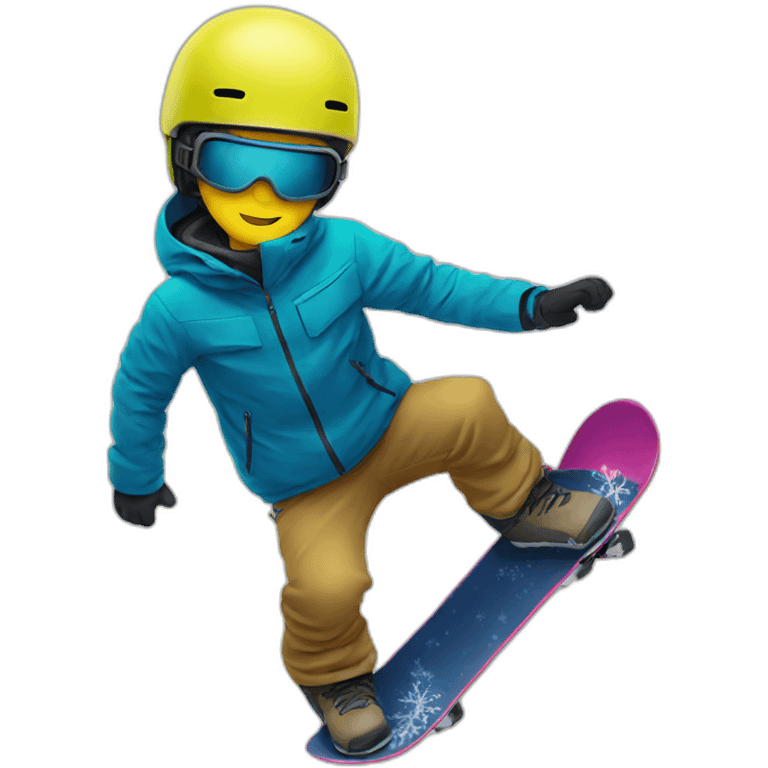 Snowboard emoji