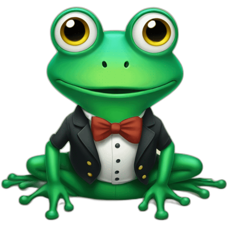 mentalist frog emoji