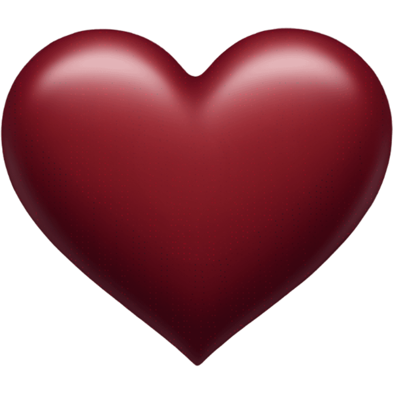 dark red heart emoji