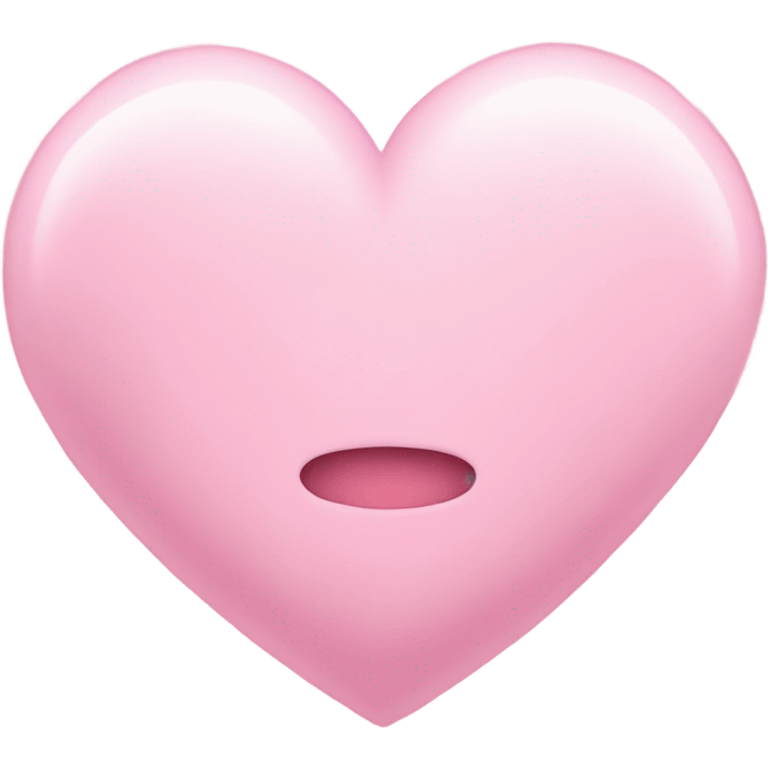 baby pink heart emoji