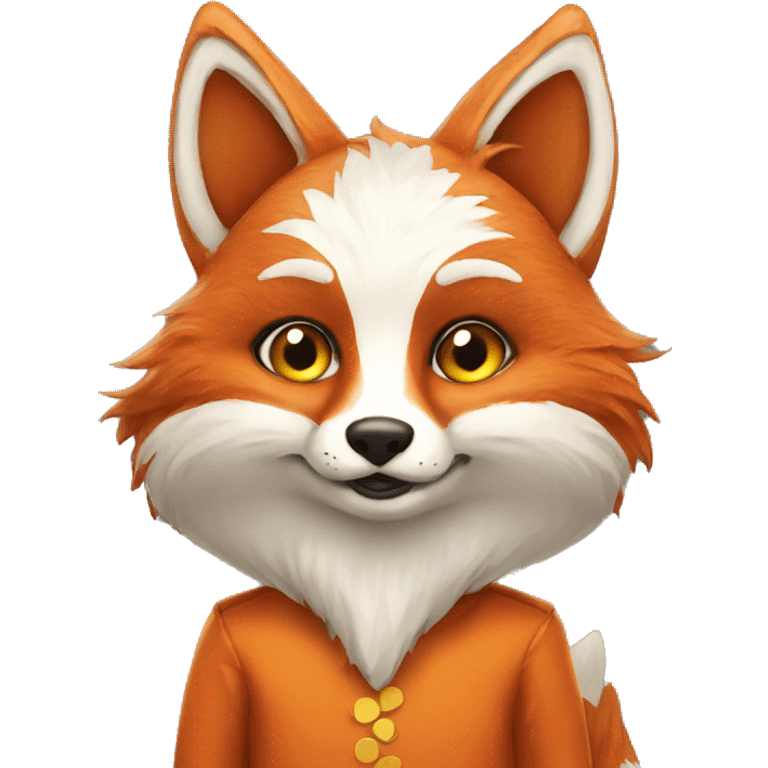 Fox in costume emoji