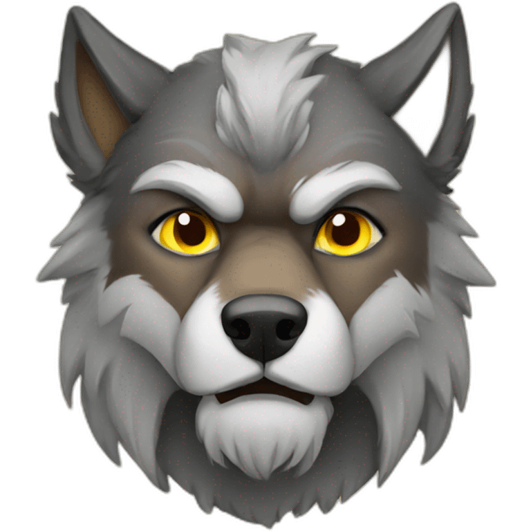 wolf Viking emoji