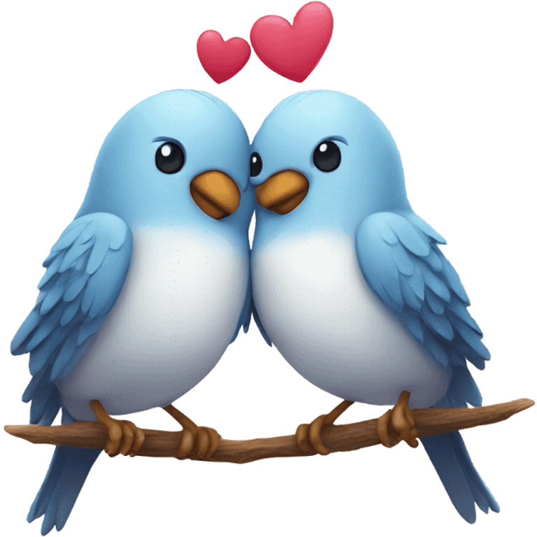 cute love birds emoji