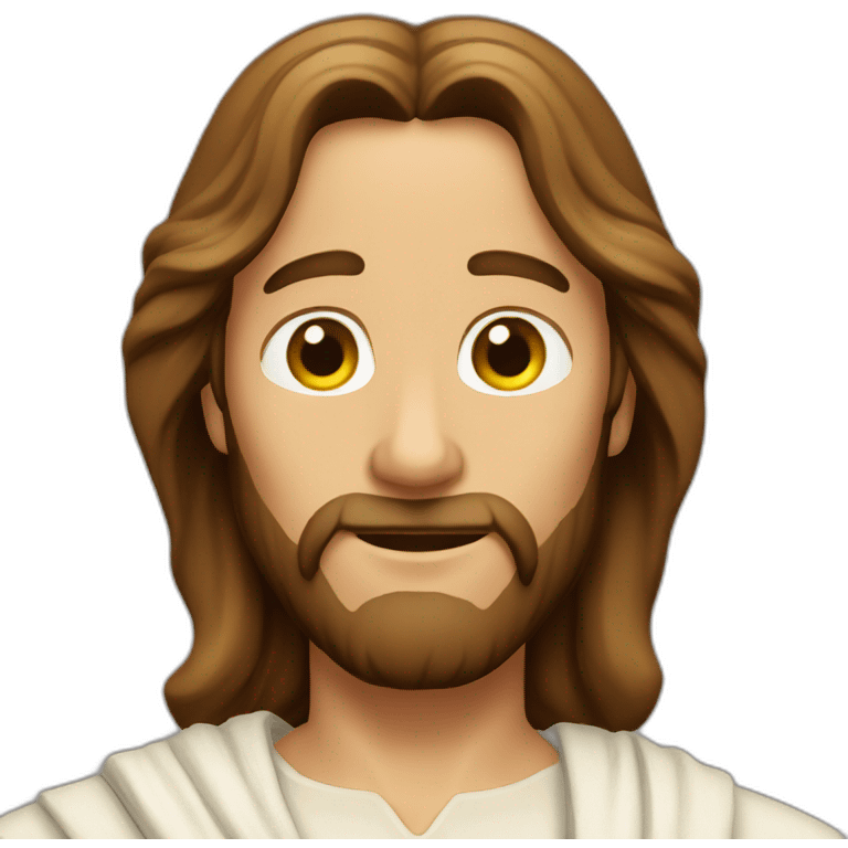 jesus opening emoji