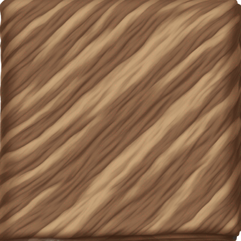 brown and beige Folded blanket emoji