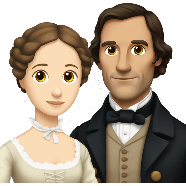 Jane Eyre and mr Rochester emoji