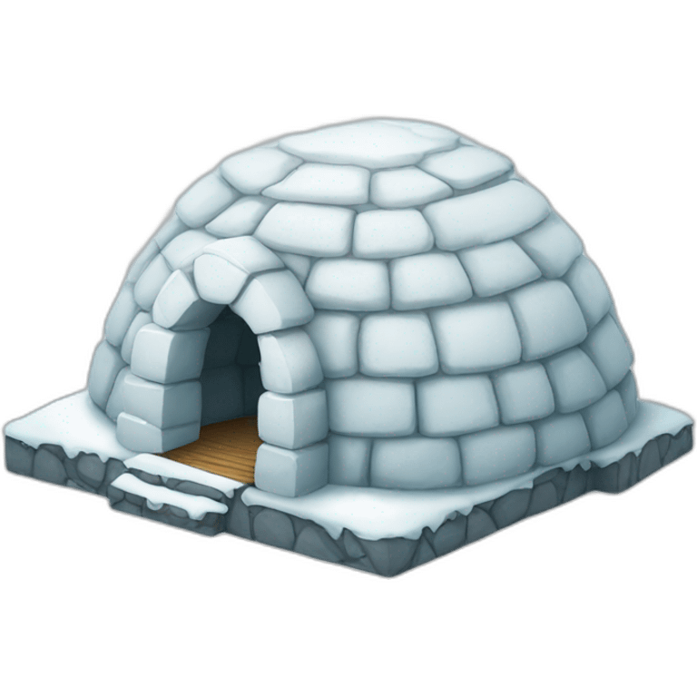 igloo with thank you sign emoji