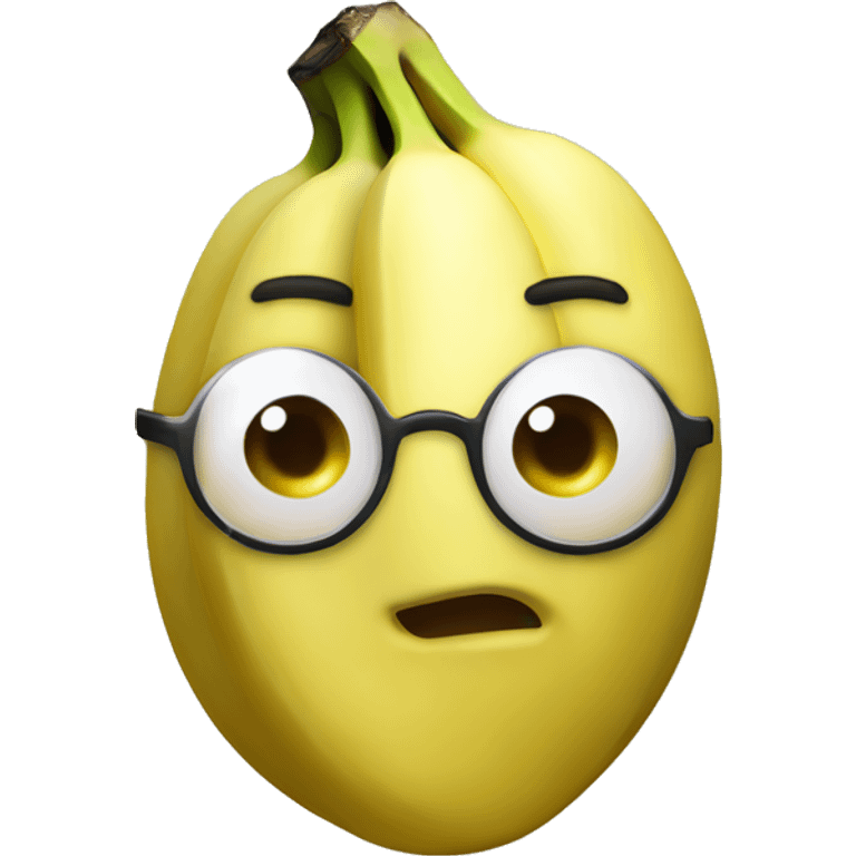 A banana getting mineyy emoji