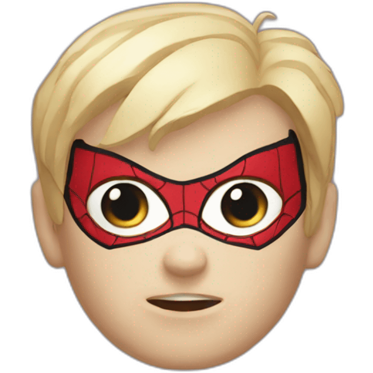 spider man chibi head emoji