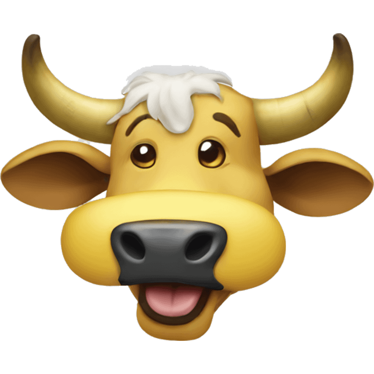 cow  banan emoji