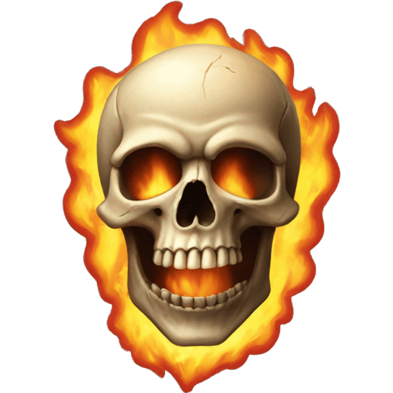 skull fire emoji