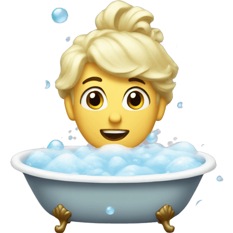 Bubble bath emoji