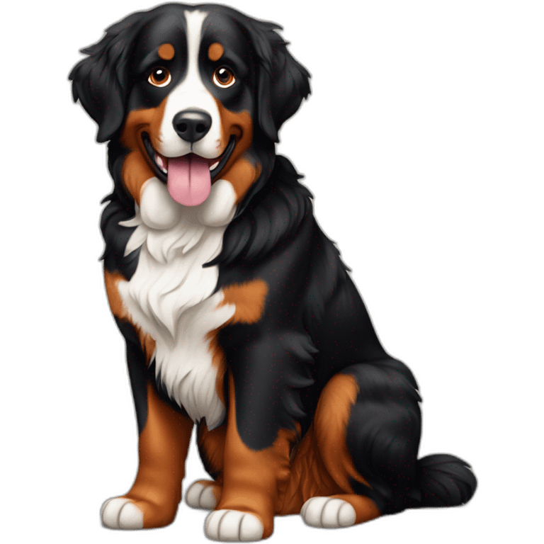 Bernese Mountain dog emoji