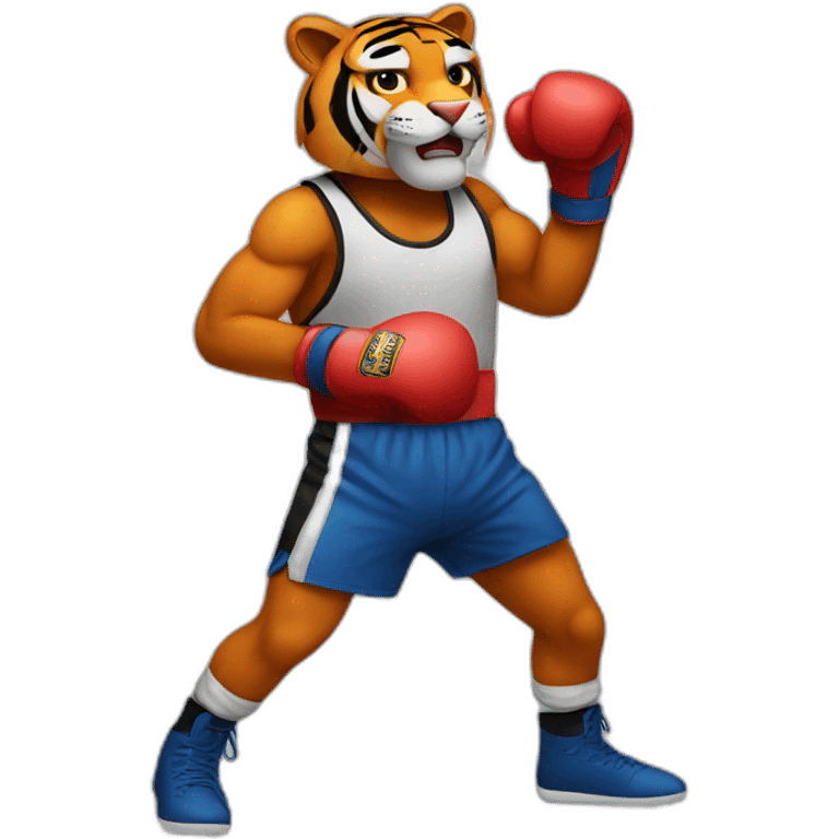 boxing Training  Tiger  emoji