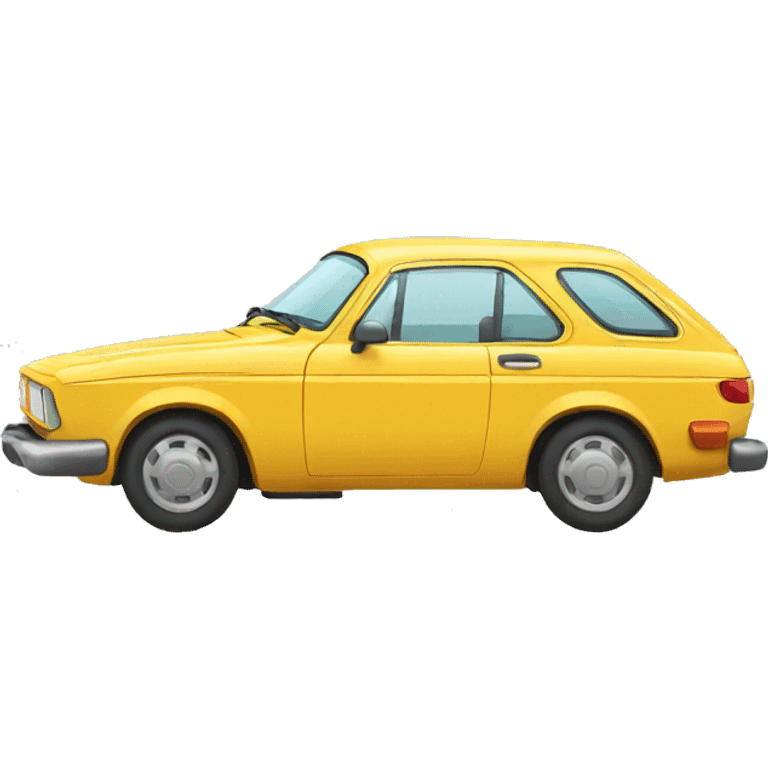 Flat Illustration car emoji