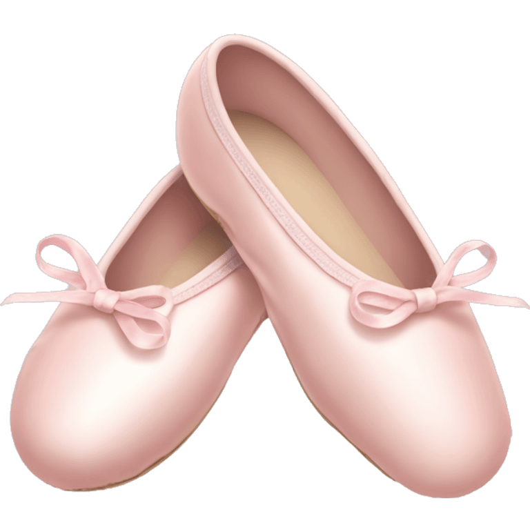 Pale pink ballet shoes emoji