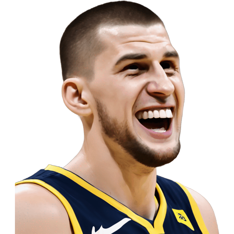 Nikola Jokic laughing evilly emoji