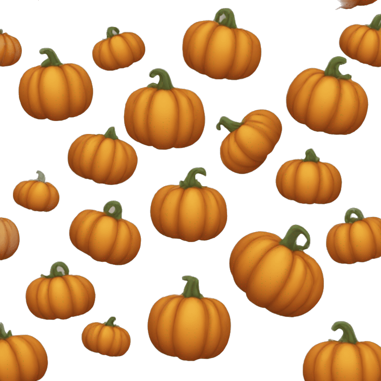 Plain pumpkin emoji