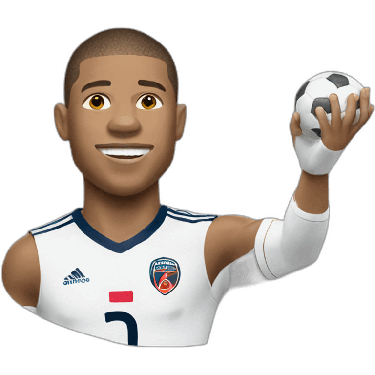 Mbappe qui rigole emoji