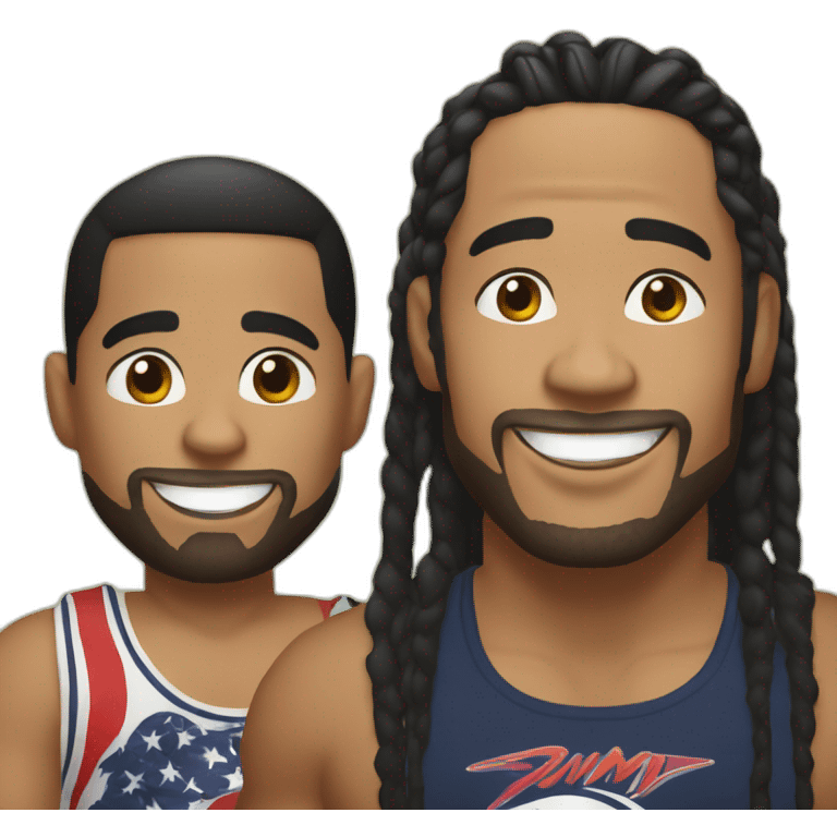 Jimmy and Jey uso emoji