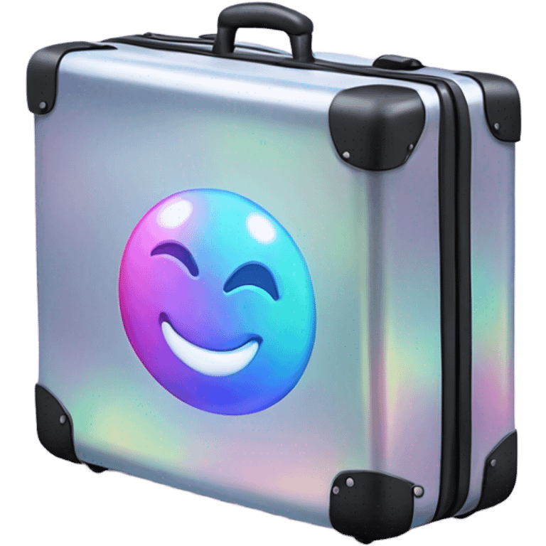 holographic suitcase emoji