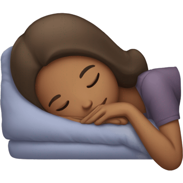 A girl sleeping  emoji