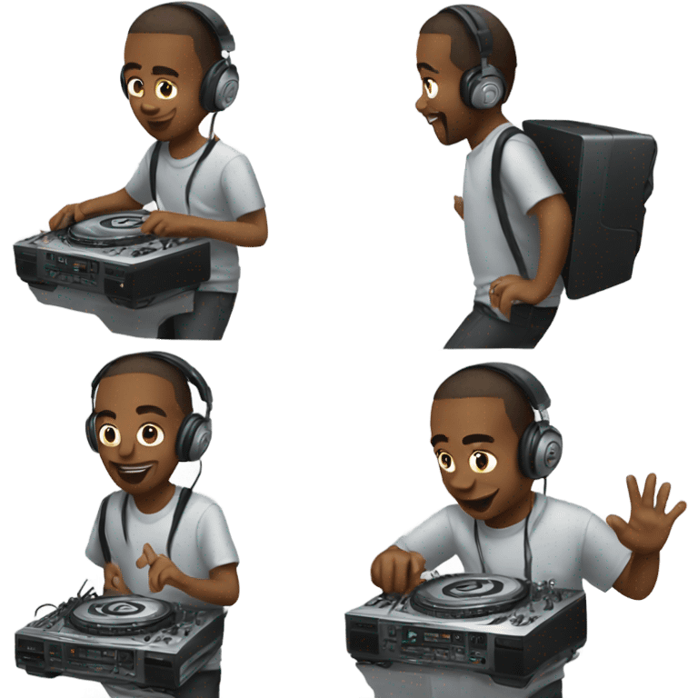 Dj moves emoji