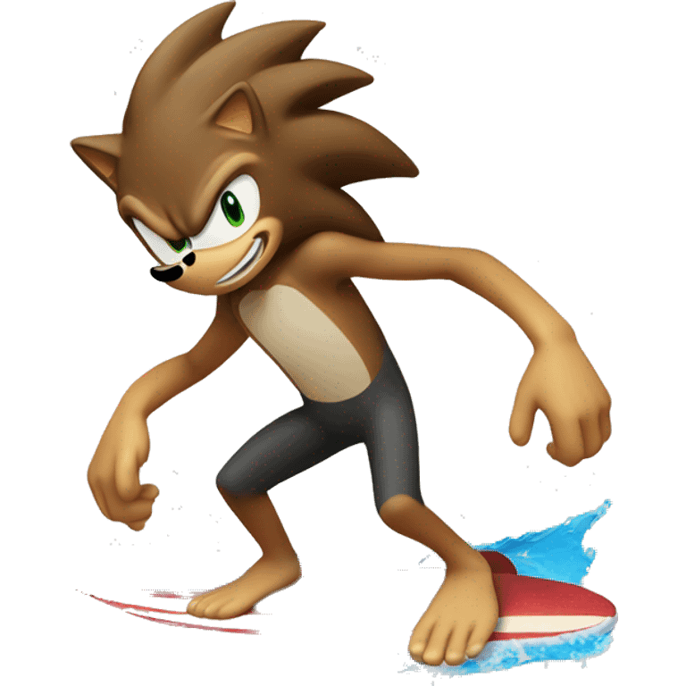 Sonic de surfistao emoji