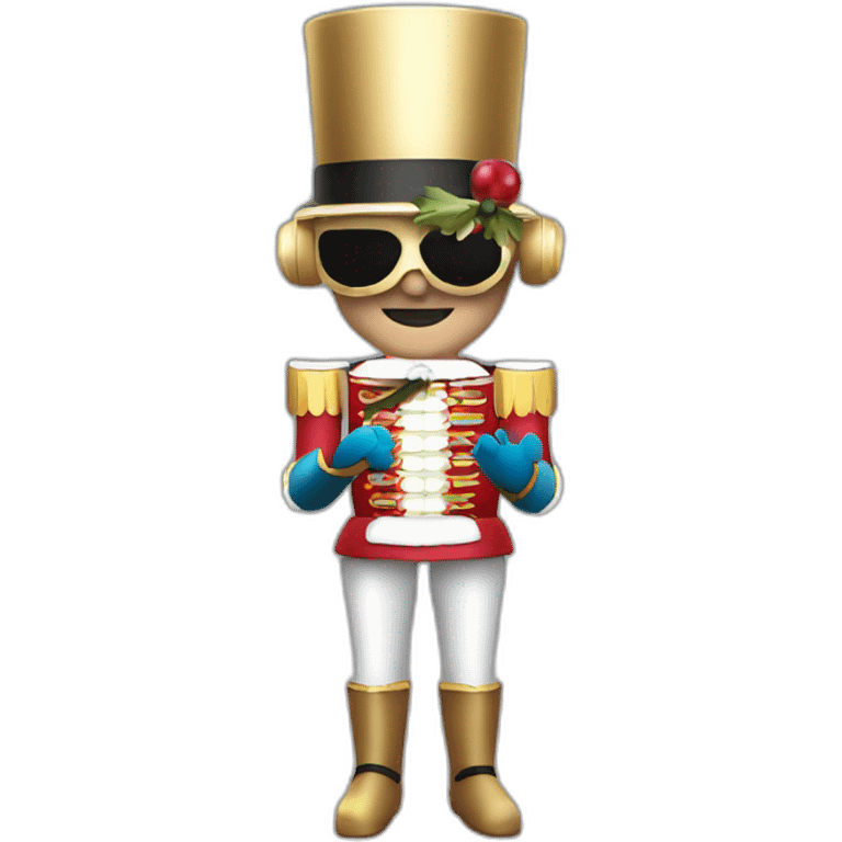 nutcracker in vr headset full body emoji