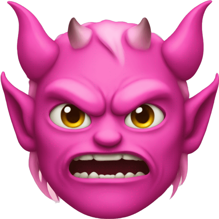 Pink demon emoji  emoji