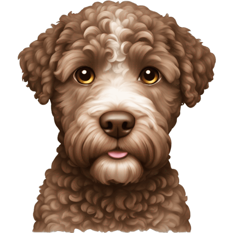 lagotto romagnolo brown emoji