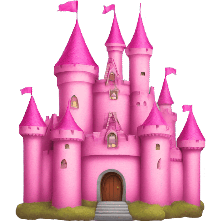 Pink castle emoji