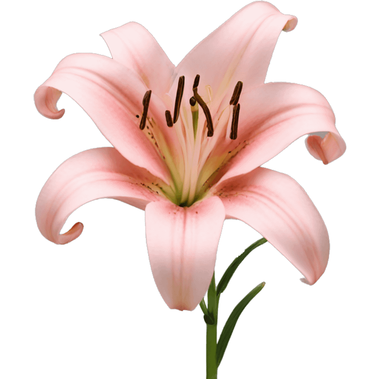 light pink lilium emoji