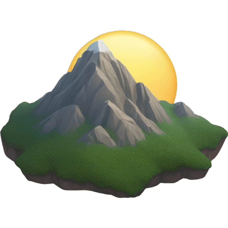 mountain emoji