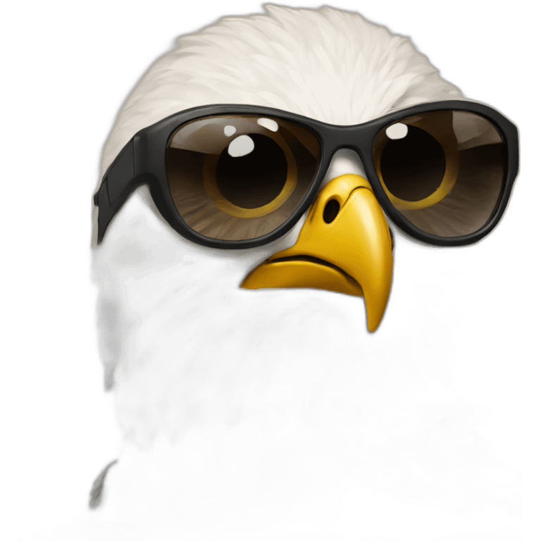 falcon in sunglasses emoji